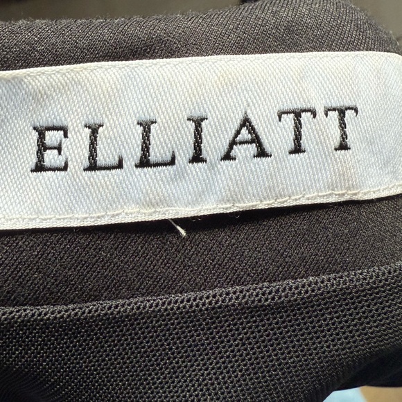 Elliatt Phenomenon Black One Shoulder Balloon Sleeve Cocktail Mini Dress Est Med - Picture 11 of 11